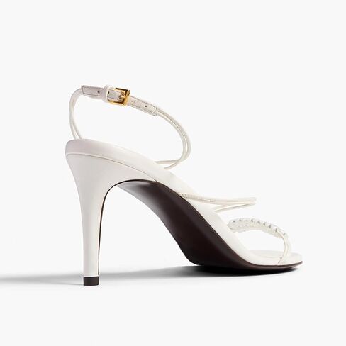 Qiv Strappy Cheels for Women Open Ene Leaded High Heels Round Round Toe Toe Strap Stiletto Stiletal in Kuwait