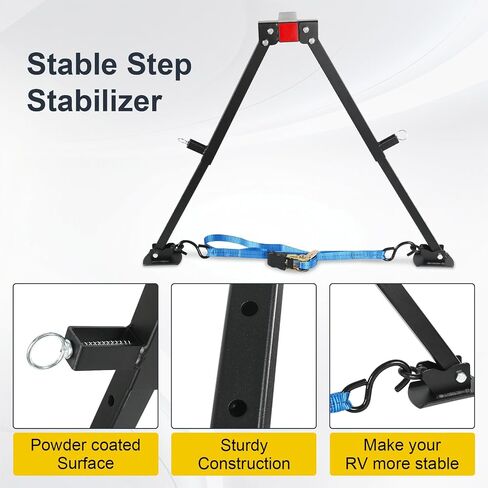 RV Hitch Mount Stabilizer ، قابلة للتعديل قابلة للتعديل مثبتات المصد الخلفي مناسبة لأي 2 "مستقبلات Hitch Motorhomes/Travel Trailers/5th عجلات in Saudi Arabia