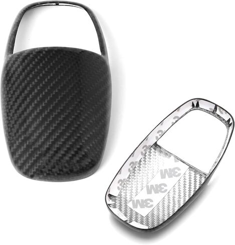 iJDMTOY Gloss Black Real Carbon Fiber Shift Knob Top Cover Shell Compatible with Dodge 2015-2023 Challenger or Charger Automatic Transmission in Saudi Arabia