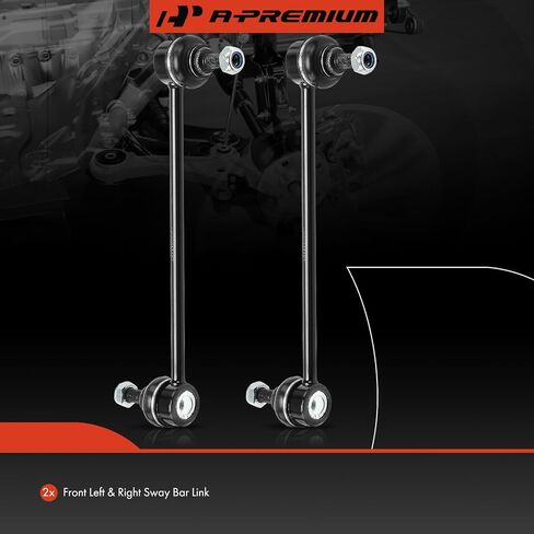 A-Premium 2 x Front Sway Bar Links Stabilizer Bar Links, Compatible with Chevrolet Spark 2013 2014 2015, Spark EV 2014 2015 2016 in Saudi Arabia