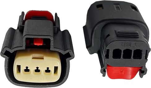 Fainwan 4pcs 3 Way Ignition Coil & Sensor Connector Kit المتوافقة مع Taurus X ، Flex ، Edge ، F-250 Super Duty ، Taurus ، C-Max ، Sealceptor Edan ، Police Interceptor Utility ، Mustang in Kuwait