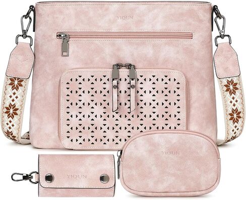 محفظة Crossbody للنساء ، أكياس كروس متوسطة ، وحقيبة جيب متعددة الجيب ، ومسحات الكتف الجلدية بوريس. in Kuwait