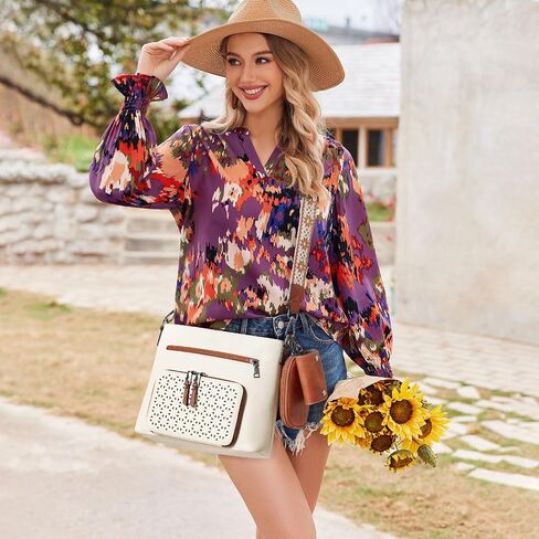 محفظة Crossbody للنساء ، أكياس كروس متوسطة ، وحقيبة جيب متعددة الجيب ، ومسحات الكتف الجلدية بوريس. in Kuwait