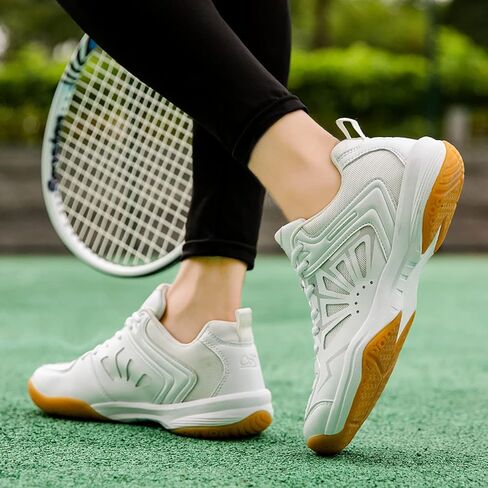 Indoor Court Shoes for Tennis, Badminton, Table Tennis, Volleyball, Pickleball for Men and Women,Boys and Girls in Kuwait
