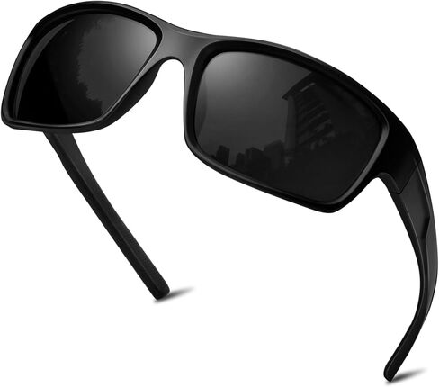 KANASTAL Sunglasses for Men Polarized Sunglasses UV400 Square Fashion Matte Frame Sun Glasses in Saudi Arabia