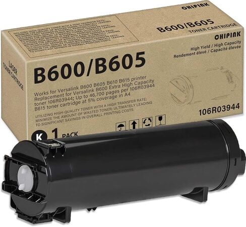 Versalink B600 Toner Cartridge 106R03942 Replacement Compatible for Versalink B605 Toner 106R03940 106R03944 for Xerox B600 B605 B610 B615 Printer (1 Black, High Yield) in Kuwait