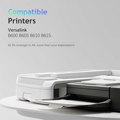 Versalink B600 Toner Cartridge 106R03942 Replacement Compatible for Versalink B605 Toner 106R03940 106R03944 for Xerox B600 B605 B610 B615 Printer (1 Black, High Yield) in Kuwait