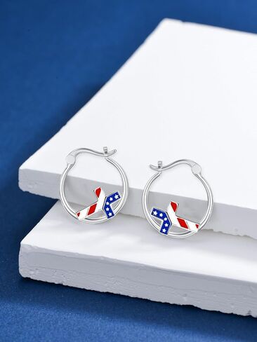 Hypoallergenic Animal Hoop Earrings for Women 925 Sterling Silver Bat/Cat/Highland Cow/Sea Turtle/Panda/Dolphin/Dog Hoop Earrings Animal Jewelry Gifts for Sensitive Ears in Saudi Arabia