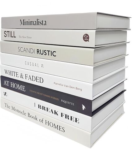 4 Pcs Decorative Books for Home Decor: Faux Books Set for Stylish Home Decor Coffee Tables Decor in Kuwait