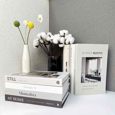 4 Pcs Decorative Books for Home Decor: Faux Books Set for Stylish Home Decor Coffee Tables Decor in Kuwait