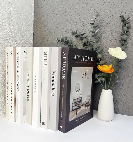 4 Pcs Decorative Books for Home Decor: Faux Books Set for Stylish Home Decor Coffee Tables Decor in Kuwait