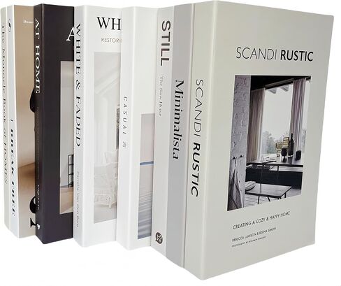 4 Pcs Decorative Books for Home Decor: Faux Books Set for Stylish Home Decor Coffee Tables Decor in Kuwait