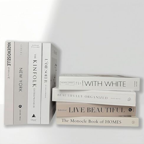 4 Pcs Decorative Books for Home Decor: Faux Books Set for Stylish Home Decor Coffee Tables Decor in Kuwait