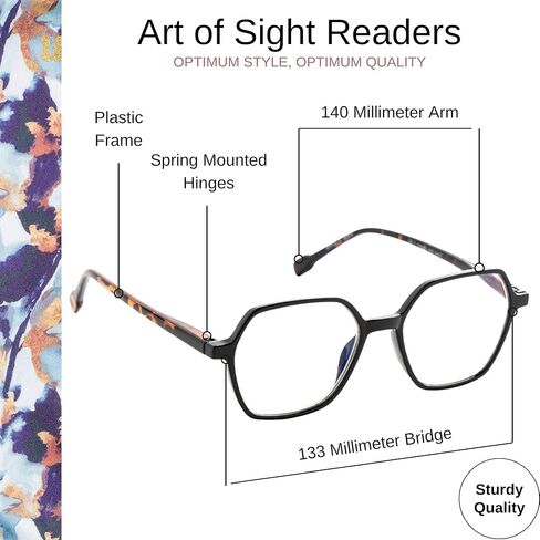 Signature Blue Light Filtering, Magnifying, Anti-Reflective Spring Mounted Computer and Reading Glasses in Kuwait