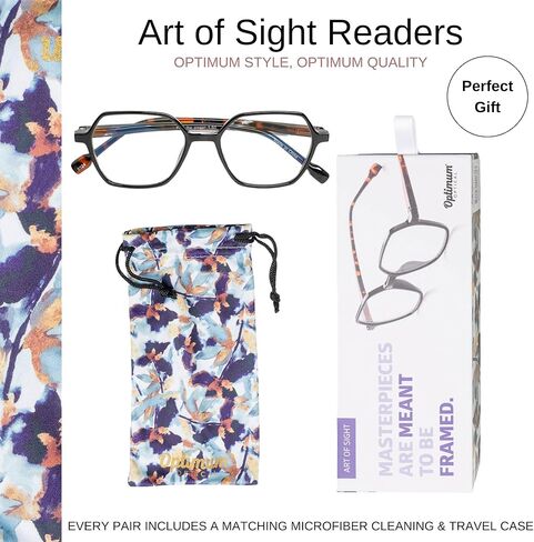 Signature Blue Light Filtering, Magnifying, Anti-Reflective Spring Mounted Computer and Reading Glasses in Kuwait