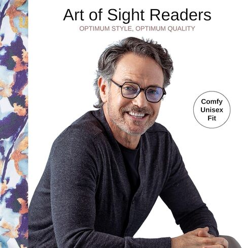 Signature Blue Light Filtering, Magnifying, Anti-Reflective Spring Mounted Computer and Reading Glasses in Kuwait