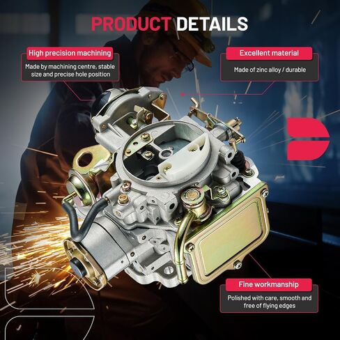 BDFHYK 2 Barrel Carburetor Carb 1601021G61 70A01L89A47 Compatible with Nissan Pathfinder 720 Pickup 1983-1986 2.4L Z24 Engine Carburetor Rebuild Kit Electric Choke in Saudi Arabia
