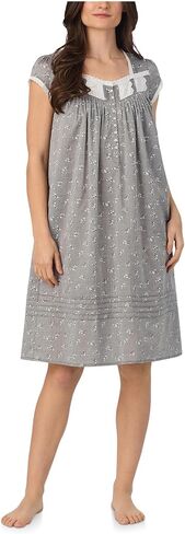 Eileen West Women's Cotton Woven Cap Sleeve Waltz Nightgown in Saudi Arabia