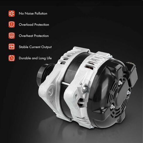 A-Premium Colliator متوافق مع Toyota Camry 07-17 ، Rav4 09-12 ، Highlander 08-13 ، Avalon 2005-2018 ، Venza & Lexus RX350 ، V6 3.5L ، 12V 100A CW 7-Grove Pulley ، استبدال# 1042104830 ، 270600p141 in Saudi Arabia