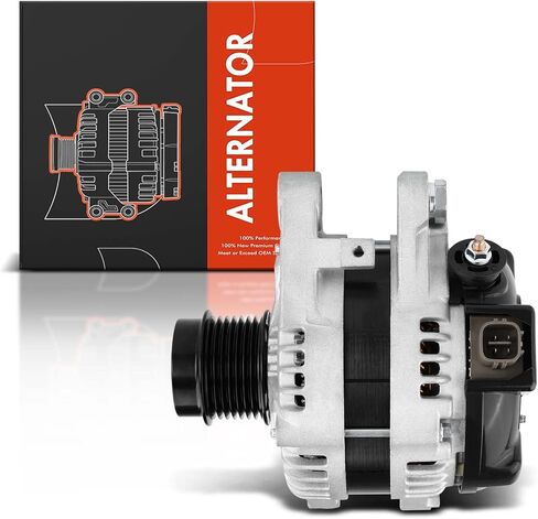 A-Premium Colliator متوافق مع Toyota Camry 07-17 ، Rav4 09-12 ، Highlander 08-13 ، Avalon 2005-2018 ، Venza & Lexus RX350 ، V6 3.5L ، 12V 100A CW 7-Grove Pulley ، استبدال# 1042104830 ، 270600p141 in Saudi Arabia