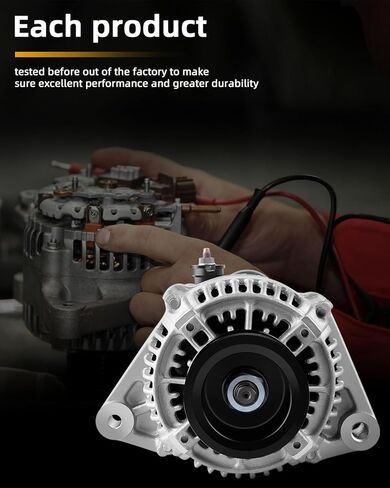 OCPTY المولد 13767 متوافق مع ACURA لـ CL 1998-1999 ، ل Honda for Accord 1998 99 00 01 2002 Automotive Replacementalators 12V 80AMP 6-Grove Pulley in Kuwait