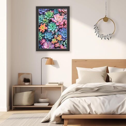 TOSTOG Sea of Flowers Diamond Paintings Kits for Adults, 5D Wild Flowers Diamond Art Kits for Adults,DIY Full Drill Flower Diamond Paintings for Beginner, Wall Art Decoration 11.8 in* 15.75 in. in Saudi Arabia