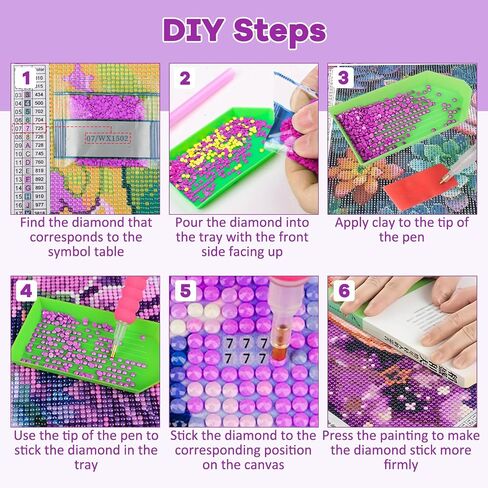 TOSTOG Sea of Flowers Diamond Paintings Kits for Adults, 5D Wild Flowers Diamond Art Kits for Adults,DIY Full Drill Flower Diamond Paintings for Beginner, Wall Art Decoration 11.8 in* 15.75 in. in Saudi Arabia