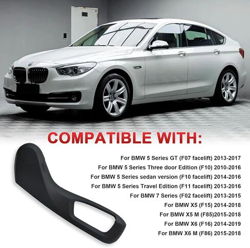 52107318975 Front Left Driver Side Outer Seat Track Cover for BMW 528i 535i 535i xDrive M5 520i 528i xDrive 730Li 740Li xDrive 750Li xDrive 760Li X5 X6 in Saudi Arabia