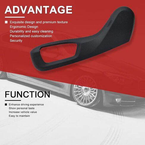 52107318975 Front Left Driver Side Outer Seat Track Cover for BMW 528i 535i 535i xDrive M5 520i 528i xDrive 730Li 740Li xDrive 750Li xDrive 760Li X5 X6 in Saudi Arabia