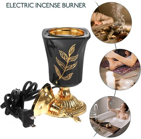 Garneck Electric Electric Bisense Burner Devinative Devinative مع تصميم الشرق الأوسط لمكاتب المنزل اليوغا ودمع Dearoom موقد رائحة مع عدم وجود لهب مفتوح للديكور المنزلي in Saudi Arabia