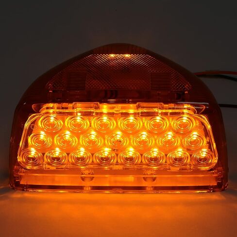 HECASA TEURN SIGNAL LIGHT متوافق مع Peterbilt 357/365/378/379/359 Amber Lens 31 LED LED Marker Light Light 2pcs in Saudi Arabia