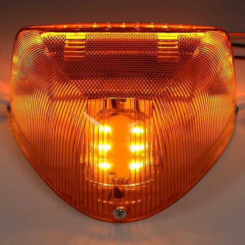 HECASA TEURN SIGNAL LIGHT متوافق مع Peterbilt 357/365/378/379/359 Amber Lens 31 LED LED Marker Light Light 2pcs in Saudi Arabia