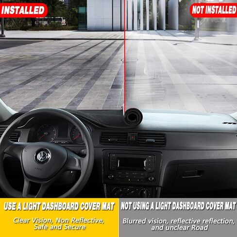Dashboard Cover Fit for 2019 2020 2021 2022 2023 Nissan Altima Flannel Nonslip Car Dash Covers Board Mat Sunshade No-Glare and Slip Pad Carpet Sunshield Protector - Color Grey in Saudi Arabia