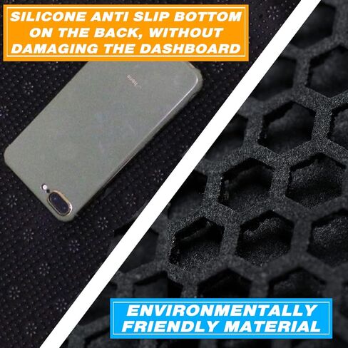Dashboard Cover Fit for 2019 2020 2021 2022 2023 Nissan Altima Flannel Nonslip Car Dash Covers Board Mat Sunshade No-Glare and Slip Pad Carpet Sunshield Protector - Color Grey in Saudi Arabia
