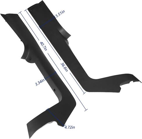 WFLNHB Floormat Retainer Side Panel Set Presentive for Tempo Onward Club Car Golf Cart Side Side Side Side in Saudi Arabia