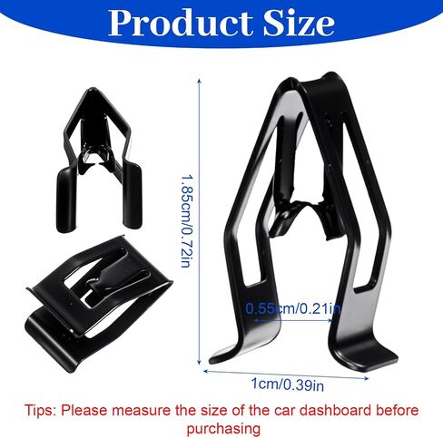 40pcs Universal Dashboard Clip Clips Automotive Metal Clips و Stablers Car Front Console Dash Retainer Auto Dash Plane Clips Clips Interior Clip Clip Placeners لمعظم السيارات لمعظم السيارات in Saudi Arabia