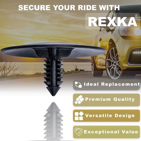 Rexka 10pcs Hood Insulation Retainer Clips 20064875 Compatible with GM Cadillac Buick GMC Hummer Pontiac Saturn in Saudi Arabia