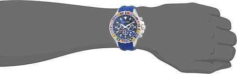 Nautica Men's 'NST 1000 Flags' Quartz Stainless Steel and Silicone Casual Watch, Color:Blue (Model: NAD19562G) in Saudi Arabia