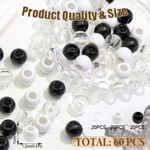 Naiska 60pcs Hair Beads Jewelry for Braid Red Circle Beads for Kids loc dreadlock accessories cut in Kuwait