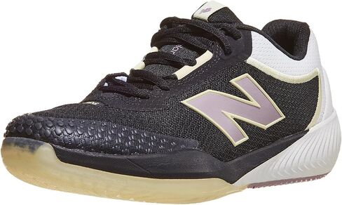 New Balance Women's FuelCell 996 V6 Tennis Shoe, Black/White/Ambient Light, 8.5 in Saudi Arabia