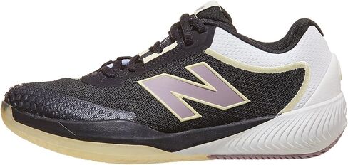 New Balance Women's FuelCell 996 V6 Tennis Shoe, Black/White/Ambient Light, 8.5 in Saudi Arabia