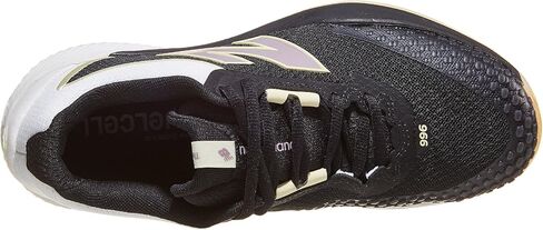 New Balance Women's FuelCell 996 V6 Tennis Shoe, Black/White/Ambient Light, 8.5 in Saudi Arabia