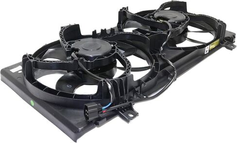 مجموعة مروحة التبريد Garage-Pro متوافقة مع Chevrolet Camaro 2010-2011 Dual Fan (التصميم الثاني مع موصل أنثى مربع) in Saudi Arabia