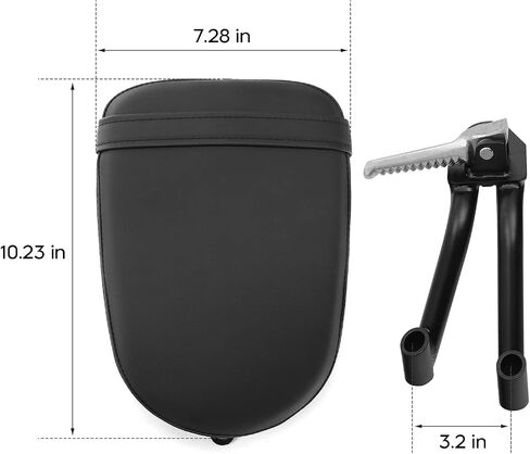 TCMT CARTENG PANDENGER CUSHION ملاءمة لـ Honda Rebel CMX300 2017-2024 CMX500 2017-2025 in Saudi Arabia