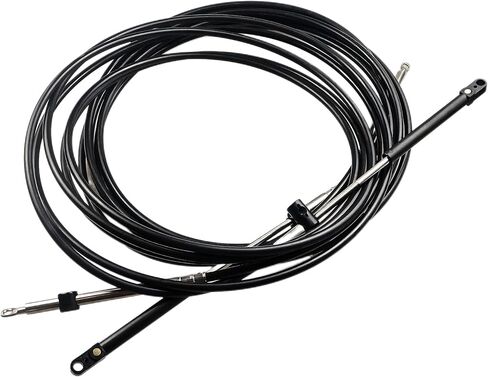 2pcs دواسة الوقود والكابلات التحول CC17910 متوافقة مع Mercury Mariner Motor Outboard Motor Gen I Throttle Cable (10 ft) in Kuwait