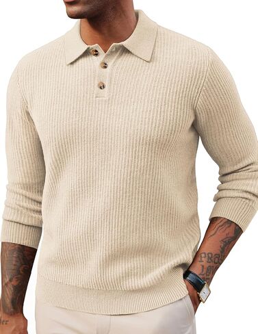 PJ PAUL JONES Mens Sweater Cable Knit Crewneck Pullover Sweaters for Fall Winter in Saudi Arabia