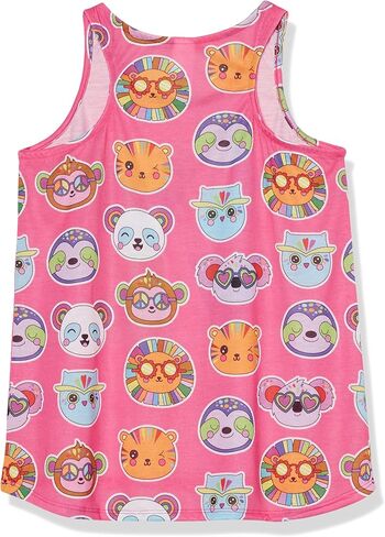 The Children's Place girls The Children's Place Sleeveless Cami and Shorts 2 Piece Pajama Set, Pineapple, X-Small US in Kuwait