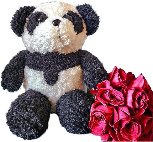 Original Simply Lovable Plush Vase Assembly for Floral Display (Brown) in Saudi Arabia