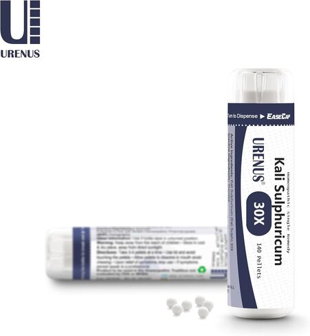 Cell Salt No. 7 Kali Sulphuricum (Kali Sulph) 3X Homeopathic Remedy 140 Pellets - EaseCap in Saudi Arabia