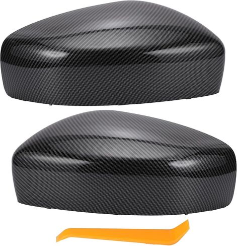 X AutoHaux Car الخلفي View View Driver Side Prastenger Cover Cover Capt Pretency Black for Infiniti G37 G25 Q60 Q40 2008-2015 Coverts Mirror Guard in Saudi Arabia